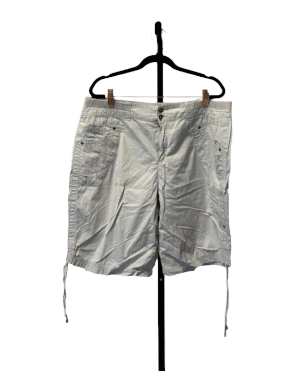 Khakis & Co Cargo Shorts with Drawstring Hem